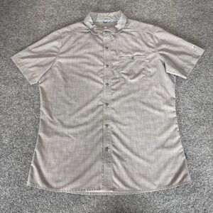 KUHL Persuadr Shirt Mens M Gray Short Sleeve Outdoor Travel Hiking‎ Lightweight